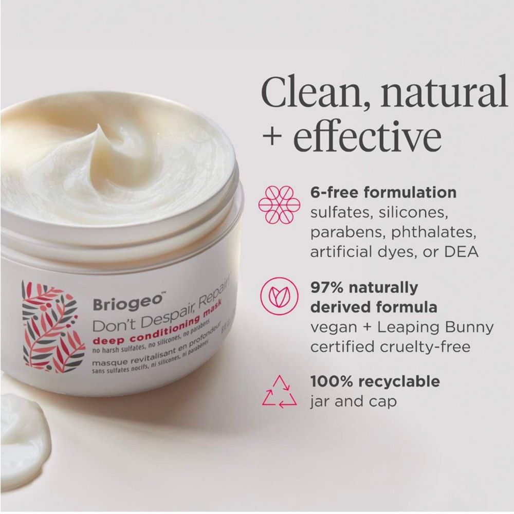 Briogeo Don't Despair, Repair Deep Conditioning Mask & Scalp Revival Shampoo Set - Picture 10 of 16